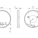 Miroir de salle de bain avec éclairage LED Bolonia Ledimex croquis 5