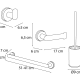 Ensemble d'accessoires de salle de bain Bali Mediterranea de baño croquis 5