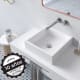 Lavabo à poser Bruntec Quadro option 3