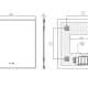 Ledimex Ledimex Boston miroir de salle de bain à LED croquis 8