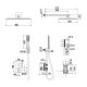 Firenze Imex set de douche encastré croquis 10