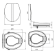 Élévateur de toilettes Oxen PRM croquis 1