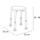 Tabouret de bain 108 Bruntec croquis 1