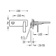 Robinet de lavabo Slim-Tres Tres croquis 1