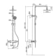 Gme Quadra Elite set de douche croquis 3