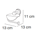 Porte-serviettes de bain Mediterranea Arena by Mediterranea de baño croquis 1