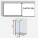 Paroi de douche Fresh Arena (FA633) Kassandra croquis 10
