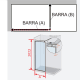 Paroi de douche Fresh Arena (FA633) Kassandra croquis 11