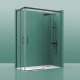 Paroi de douche  noir mat Elara Bruntec principal 1