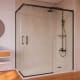 Paroi de douche  noir mat Elara Bruntec principal 0