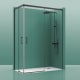 Paroi de douche  noir mat Elara Bruntec principal 1