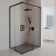 Paroi de douche  noir mat Elara Bruntec principal 0