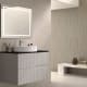 Meuble de salle de bain avec comptoir en pierre compacte noir Ebi Bruntec couleurs principal 3