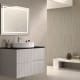 Meuble de salle de bain avec comptoir en pierre compacte noir Ebi Bruntec couleurs principal 4