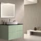 Meuble de salle de bain avec comptoir en pierre compacte noir Ebi Bruntec couleurs principal 8