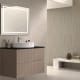 Meuble de salle de bain avec comptoir en pierre compacte noir Ebi Bruntec couleurs principal 0
