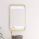 Miroir de salle de bain avec éclairage LED Sansa Bruntec principal 2