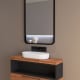 Miroir de salle de bain avec éclairage LED Sansa Bruntec environnement 4