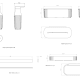 Ensemble de lavabo modulaire Alife avec guide mural par Cosmic croquis 6