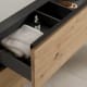 Meuble de salle de bain avec plan de toilette en bois MDF hydrofuge Granada Visobath détail 5