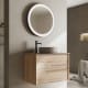 Meuble de salle de bains avec plan de toilette en bois Aqua Visobath principal 0