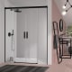 Paroi de douche en Glasé (GS100) Kassandra principal 1