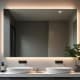 Miroir de salle de bain avec éclairage LED Dune ST Bruntec environnement 4