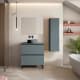 Meuble de salle de bains avec plan de toilette HDF Compatech Granada Visobath principal 1