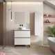 Meuble de salle de bains avec plan de toilette HDF Compatech Granada Visobath principal 3