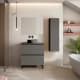 Meuble de salle de bains avec plan de toilette HDF Compatech Granada Visobath principal 4