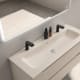 Lavabo encastrable Visobath Idea Match 1 vasque pour 2 robinets principal 0