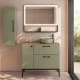Meuble de salle de bains avec tabouret, plan de toilette en bois Verso Viso principal 5