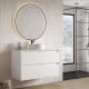 Meuble de salle de bains Artemisa Bruntec avec plan de toilette Compact Pierre blanc principal 5
