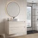 Meuble de salle de bains Artemisa Bruntec avec plan de toilette Compact Pierre blanc principal 4