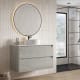 Meuble de salle de bains Artemisa Bruntec avec plan de toilette Compact Pierre blanc principal 2