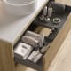 Meuble de salle de bains Artemisa Bruntec avec plan de toilette Compact Pierre blanc détail 7