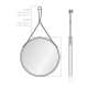 Miroir de salle de bains Brento Bruntec croquis 4