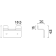 Forme Cintre de salle de bains double Medimex croquis 8