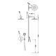 Ensembles de douche encastrables Flat Tres croquis 3