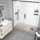 Receveurs de douche en résine décorés Design 3D Zen Bruntec. environnement 3