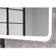 Miroir de salle de bains avec éclairage LED Mykonos Eurobath détail 1