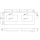 Coycama Ambar bassin suspendu croquis 5