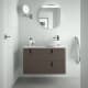Meuble de salle de bains avec plan de toilette Uniiq Salgar principal 2