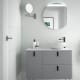 Meuble de salle de bains avec plan de toilette Uniiq Salgar principal 7