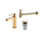 Pack Roma Robinet de lavabo Imex + Bonde à déclic + Siphon principal 2
