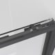 Paroi de douche noir mat Twenty GME détail 4