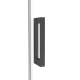 Paroi de douche noir mat Twenty GME détail 1