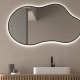Miroir de salle de bains avec l'éclairage LED Stone Bruntec principal 3