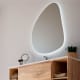 Miroir de salle de bain LED Stone de Bruntec détail 1