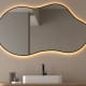 Miroir de salle de bains avec l'éclairage LED Stone Bruntec principal 0